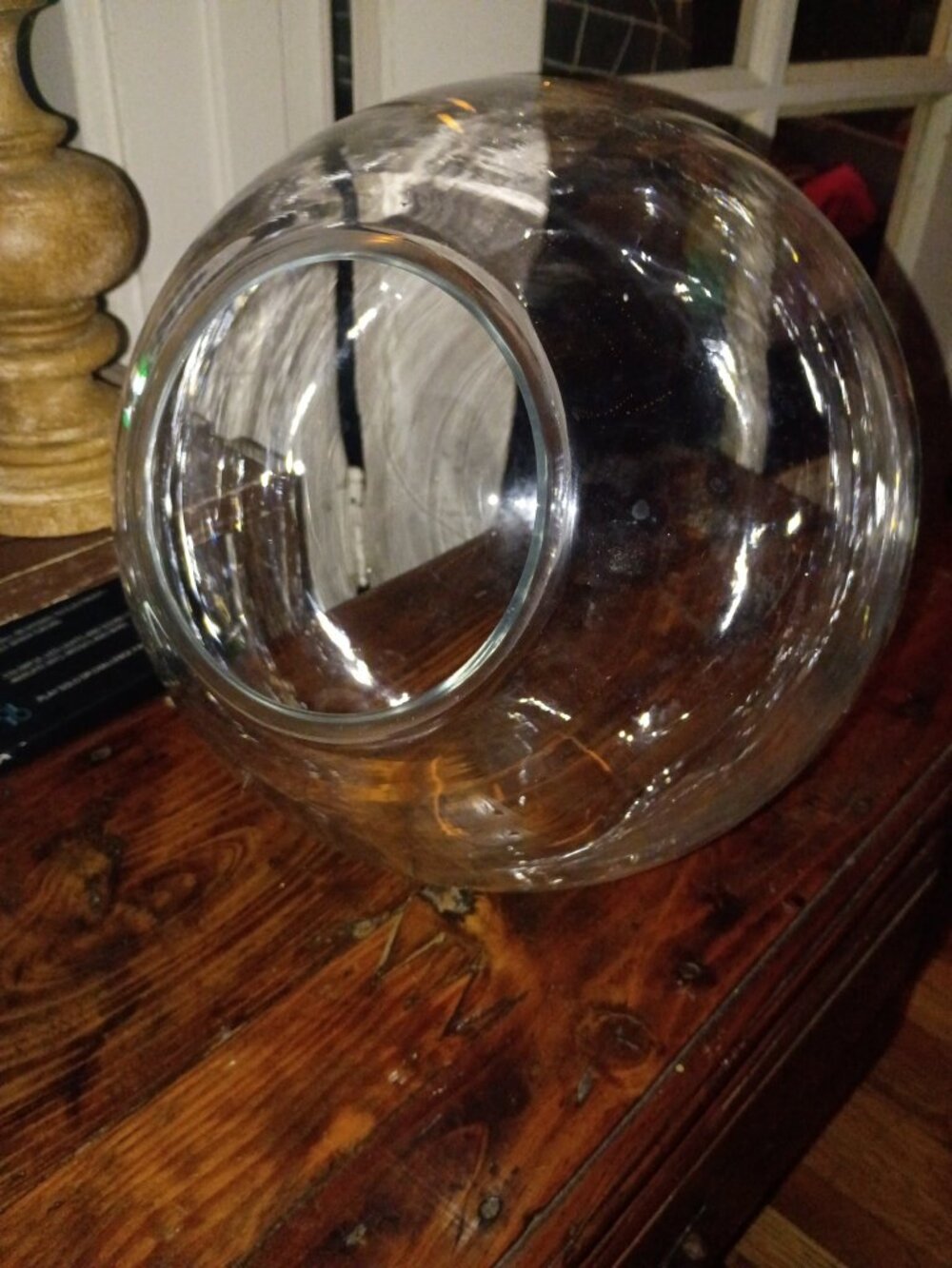 Huge 12in Glass Terrarium Globe